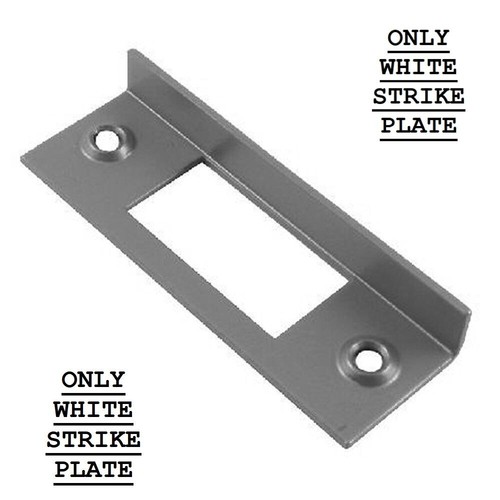 Reversed angled strike plate - angled,