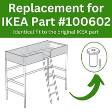 Ikea 100602 hex head threaded