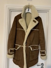 ZARA Mens Faux Shearling Faux