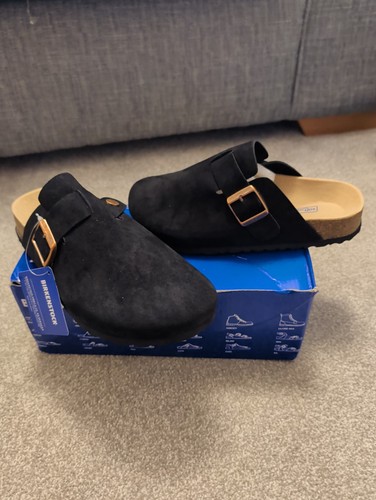 Birkenstock boston clog black - birkenstock,