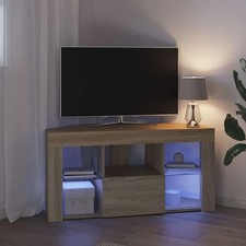 Modern Corner TV Unit TV Stand Media Entertainment Centre LED CabinetModern Corn