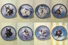 Your Choice of Plates SPIRIT OF THE WILDERNESS Bradex Dominion China Wolf Plate