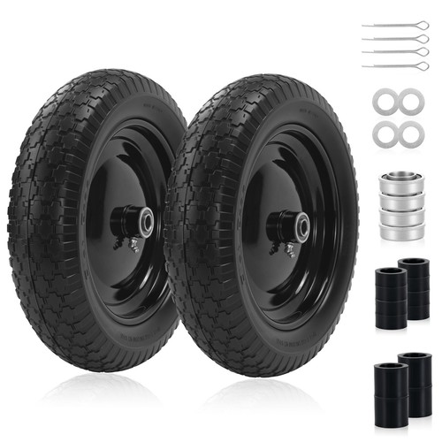 2pc wheelbarrow tires - 14.5",