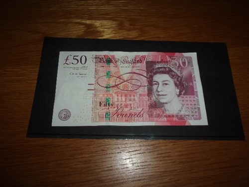 Fifty pound bank of - £,