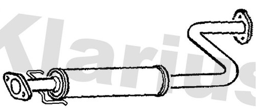 Centre muffler fits - centre,