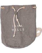 JACK WILLS Womens Graphic Backpack One Size Grey Polyester R201