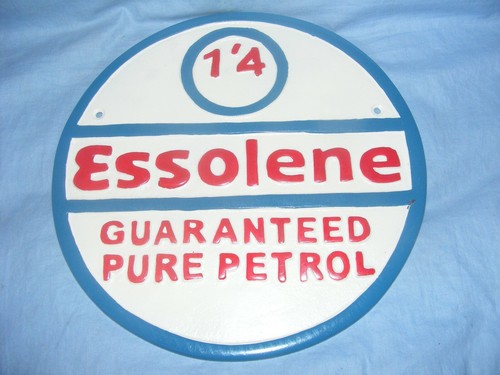Essolene petrol sign - essolene,