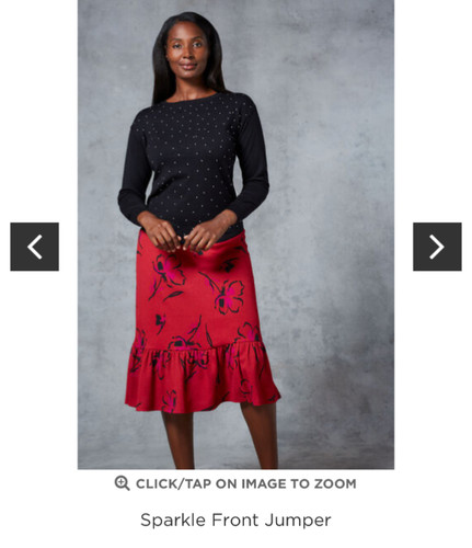 Bonmarche sparkle front jumper