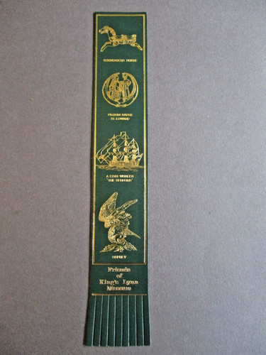 Leather bookmark norfolk - leather,