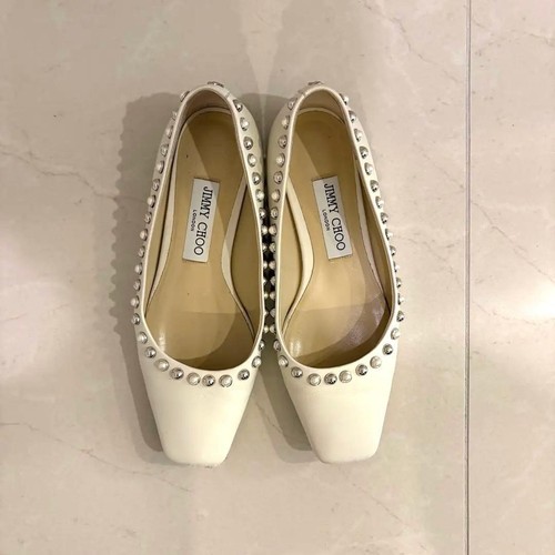 Jimmy choo pearl studded - jimmy, flat
