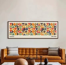 Large Bauhaus Canvas Wall Art