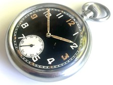 Pocket Watch - World War II - Military - SWISS MADE  - GSTP - Antique - Vintage