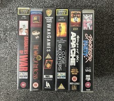 6x EIGHTIES VHS BUNDLE