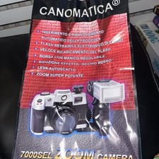 Vintage Canomatic Deluxe Automatic Camera Kit 7000SEL Zoom +flash