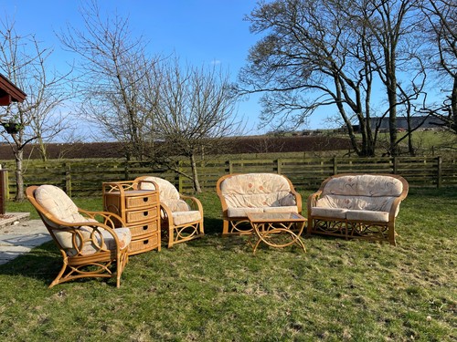 Cane garden sunroom - cane, furniture