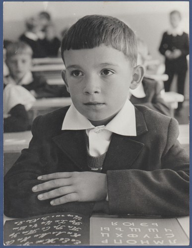 Boy school uniform the - school, in