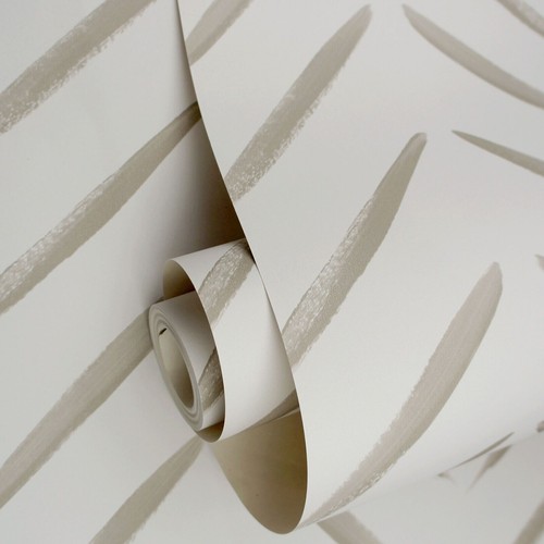 Taupe cream stripe - cream,