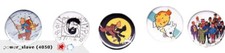 Tintin Badge Button Set - 5 badges!