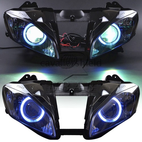 Fully headlight assembly blue - headlight,