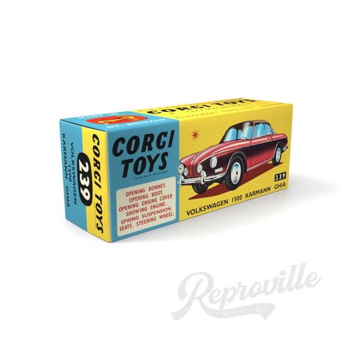Repro box for corgi - box,