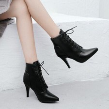 Women Ankle Boots Shoes Faux