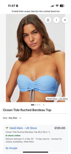 Heidi klein ocean tide blu - klein, blu-blu