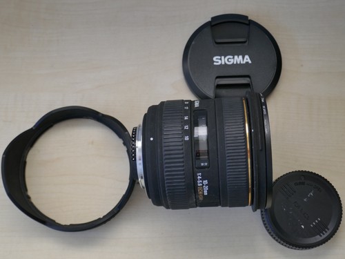 Sigma 20mm 6 ex dc - 10-20mm, f/4-5.6