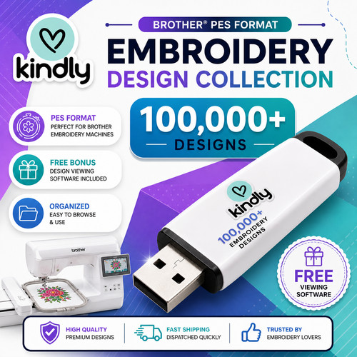 Brother embroidery usb design - brother,