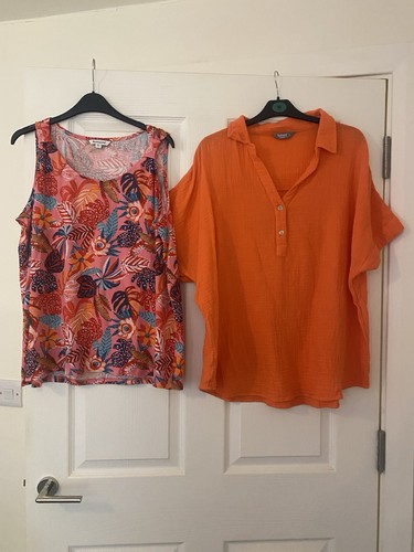 Ladies fab tops - 2, orange