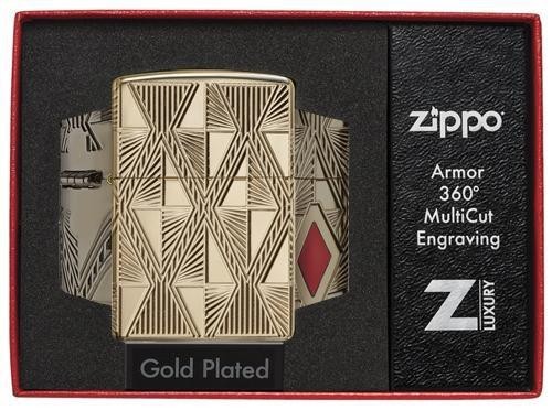 Zippo lighter high polish gold - high,