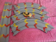 MY FIRST SCALEXTRIC Straight and curved track with a yellow car