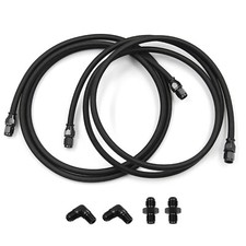 Braided transmission cool - ss,