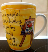 TOP NURSERY ASSISTANT MUG FINE PORCELAIN H&H HISTORY & HERALDRY.