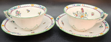 Antique masons ironstone pair - antique,