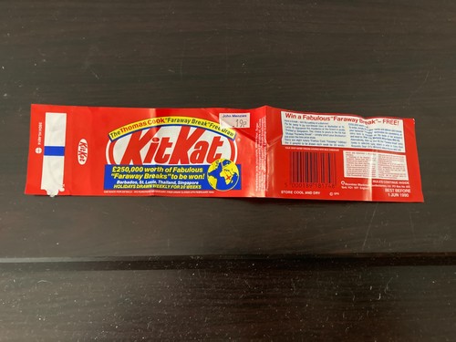 Vintage 1990s kitkat chocolate - kitkat,