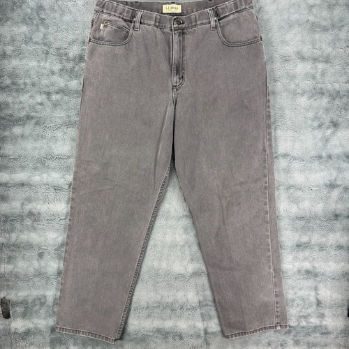 Bean jeans mens 37x32 black - mens,