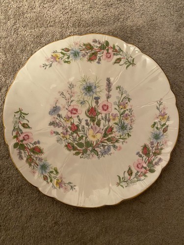 Aynsley wild tudor cake plate - aynsley,