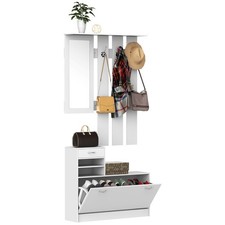 HOMCOM Entryway Organizer Shoe