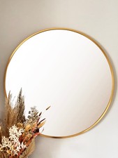 Gold Round Metal Modern Wall