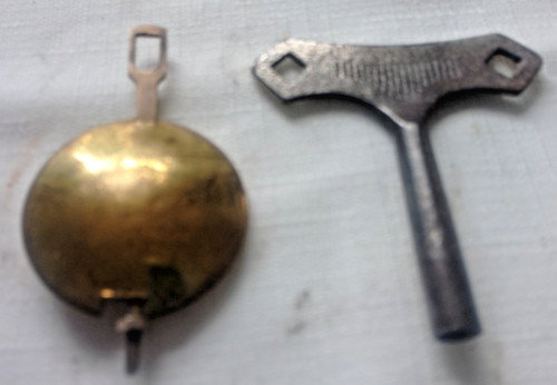 Replacement brass pendulum bob