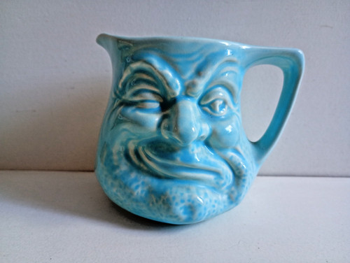 Vintage pottery shaving mug - vintage,