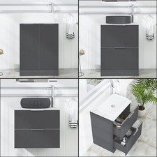 600/700/800 Fluted Vanity Unit