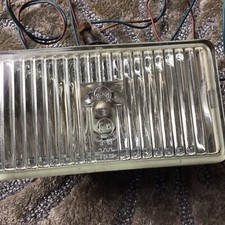 Ring Spotlight Fog light  Glass Lens Black Plastic Back Vintage Classic 