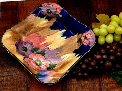 Antique plate serving dish - serving,