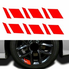 Reflective Red Sticker Car