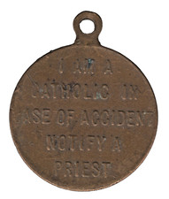 Catholic St. Christopher Medal