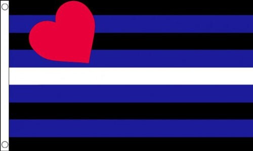 Gay pride leather flag 3 - flag, 3'