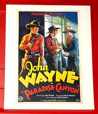 Paradise Canyon John Wayne Movie/Film Poster Art PICTURE / PRINT 12" x 9.5"
