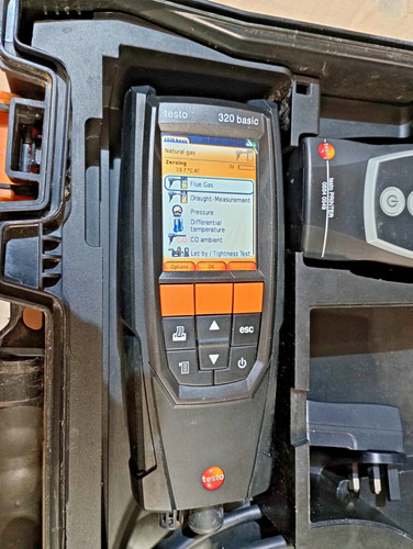 Testo 320 flue gas analyser - gas,