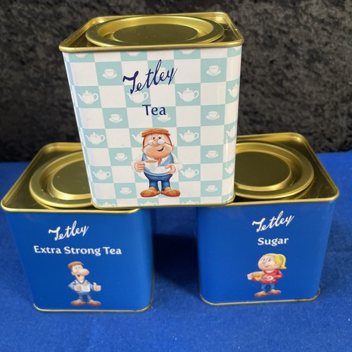 Tetley tea caddy - tetley, set